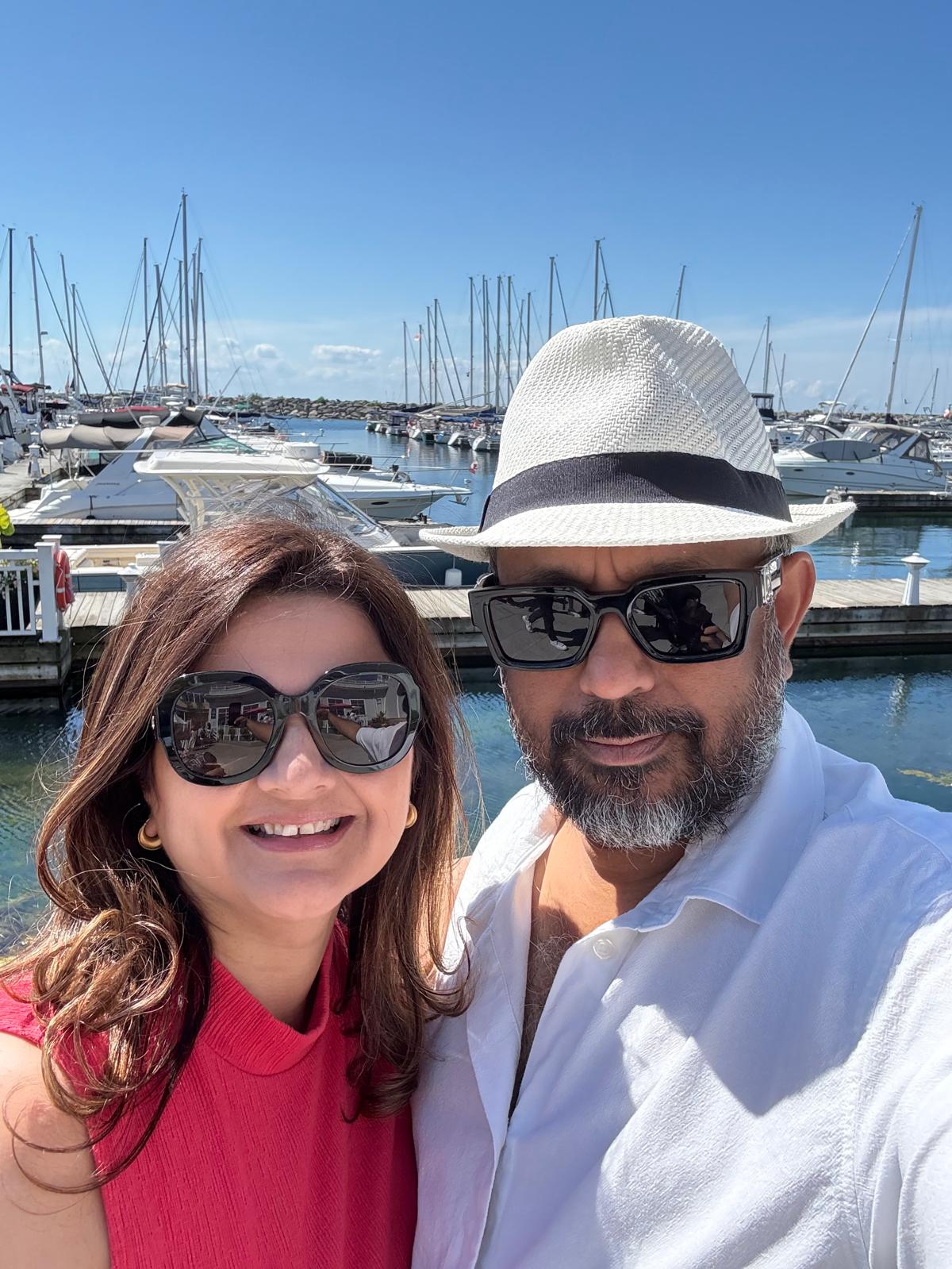 Ron and Chandni, founders of Chalet Paradise